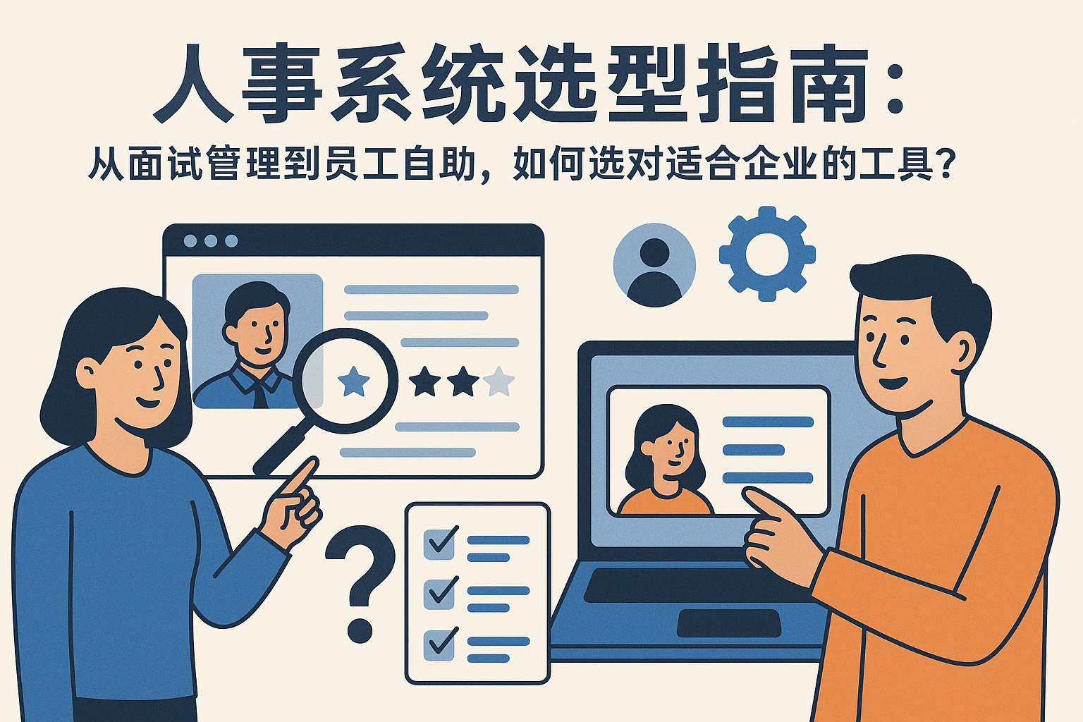 人事系统选型指南：从面试管理到员工自助，如何选对适合企业的工具？
