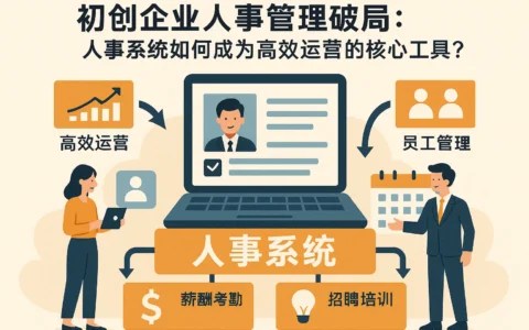 初创企业人事管理破局:人事系统如何成为高效运营的核心工具?