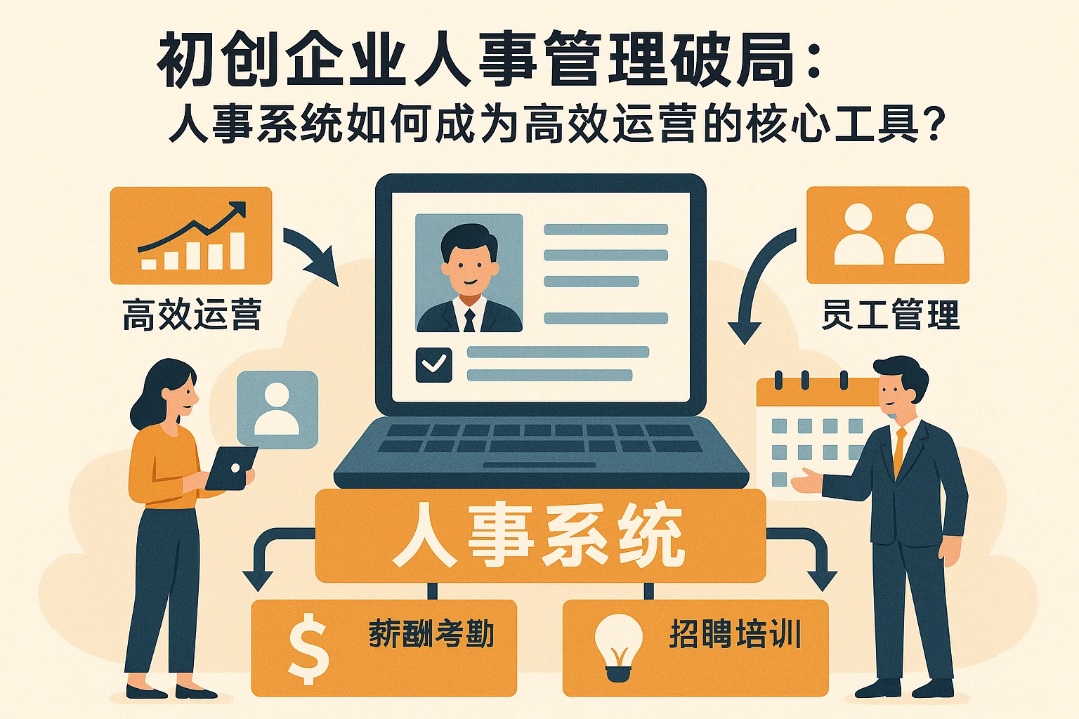 初创企业人事管理破局：人事系统如何成为高效运营的核心工具？