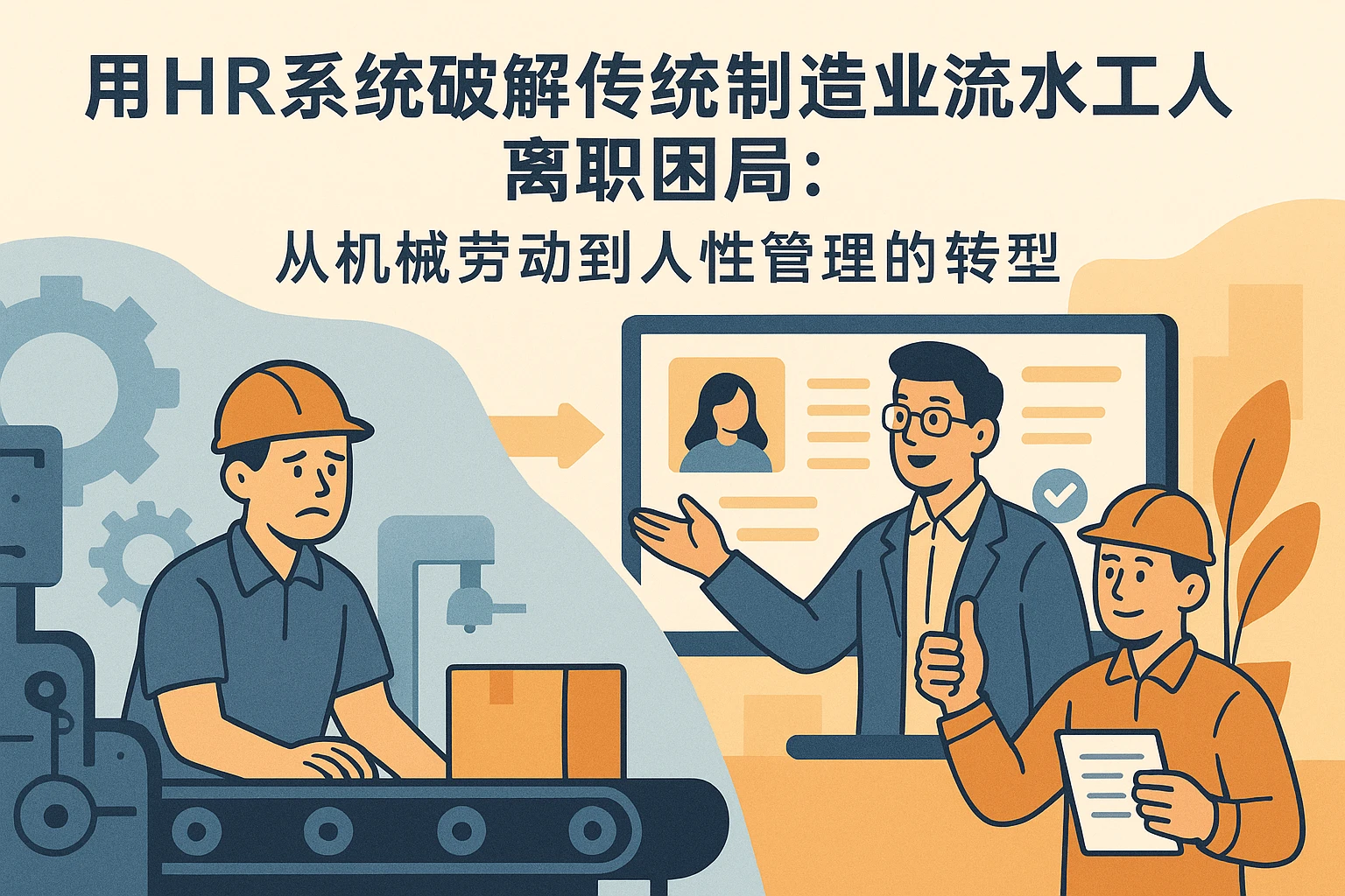 用HR系统破解传统制造业流水工人离职困局：从机械劳动到人性管理的转型