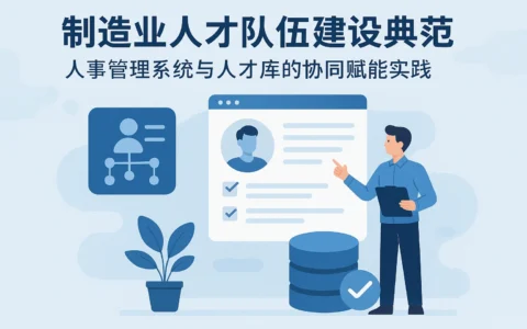 制造业人才队伍建设典范：人事管理系统与人才库的协同赋能实践