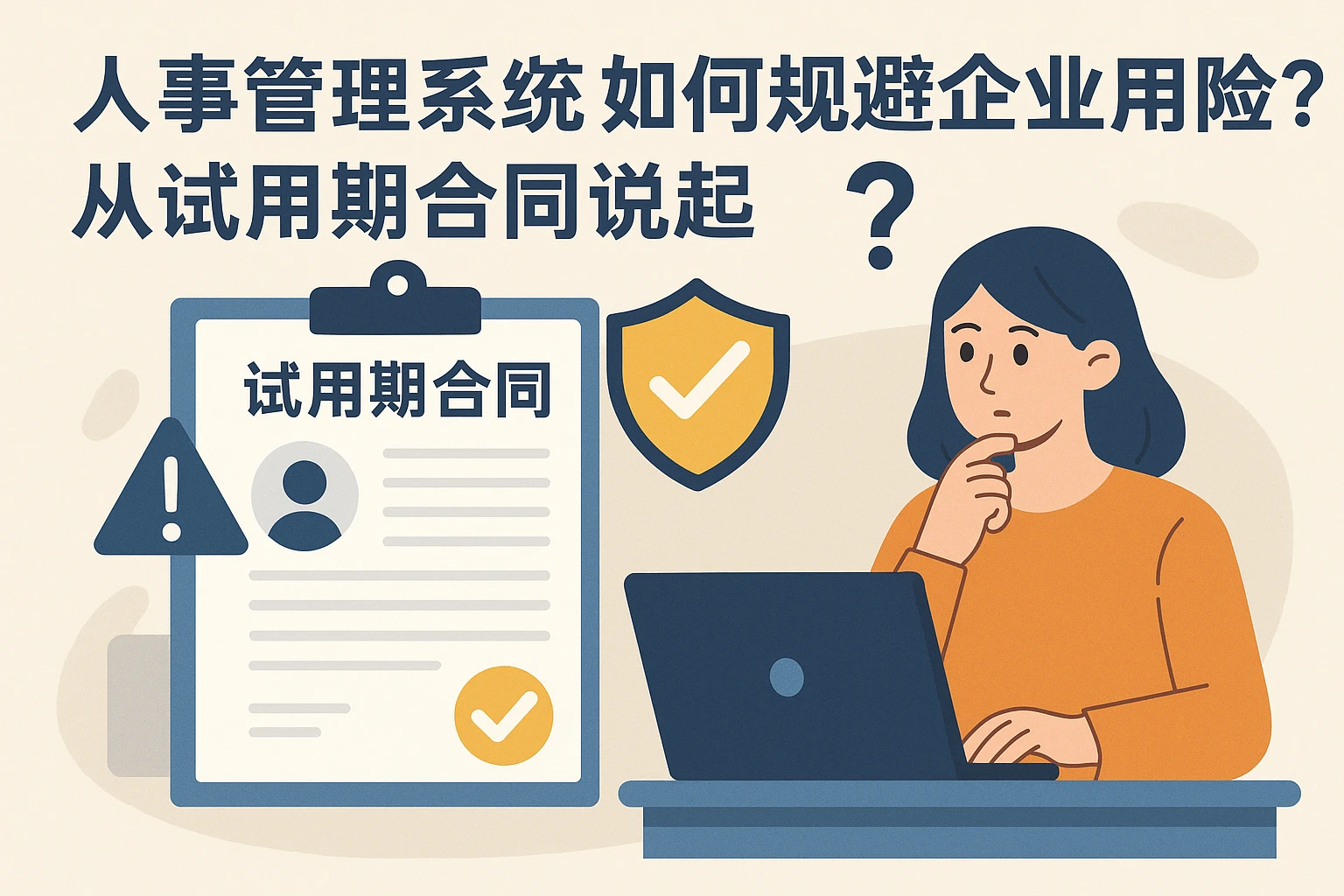 人事管理系统如何规避企业用工风险？从试用期合同说起