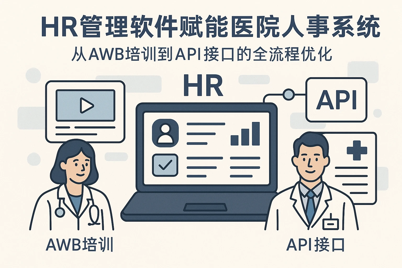 HR管理软件赋能医院人事系统：从AWB培训到API接口的全流程优化