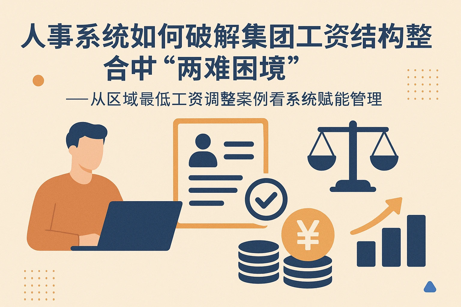 人事系统如何破解集团工资结构整合中的“两难困境”——从区域最低工资调整案例看系统赋能管理