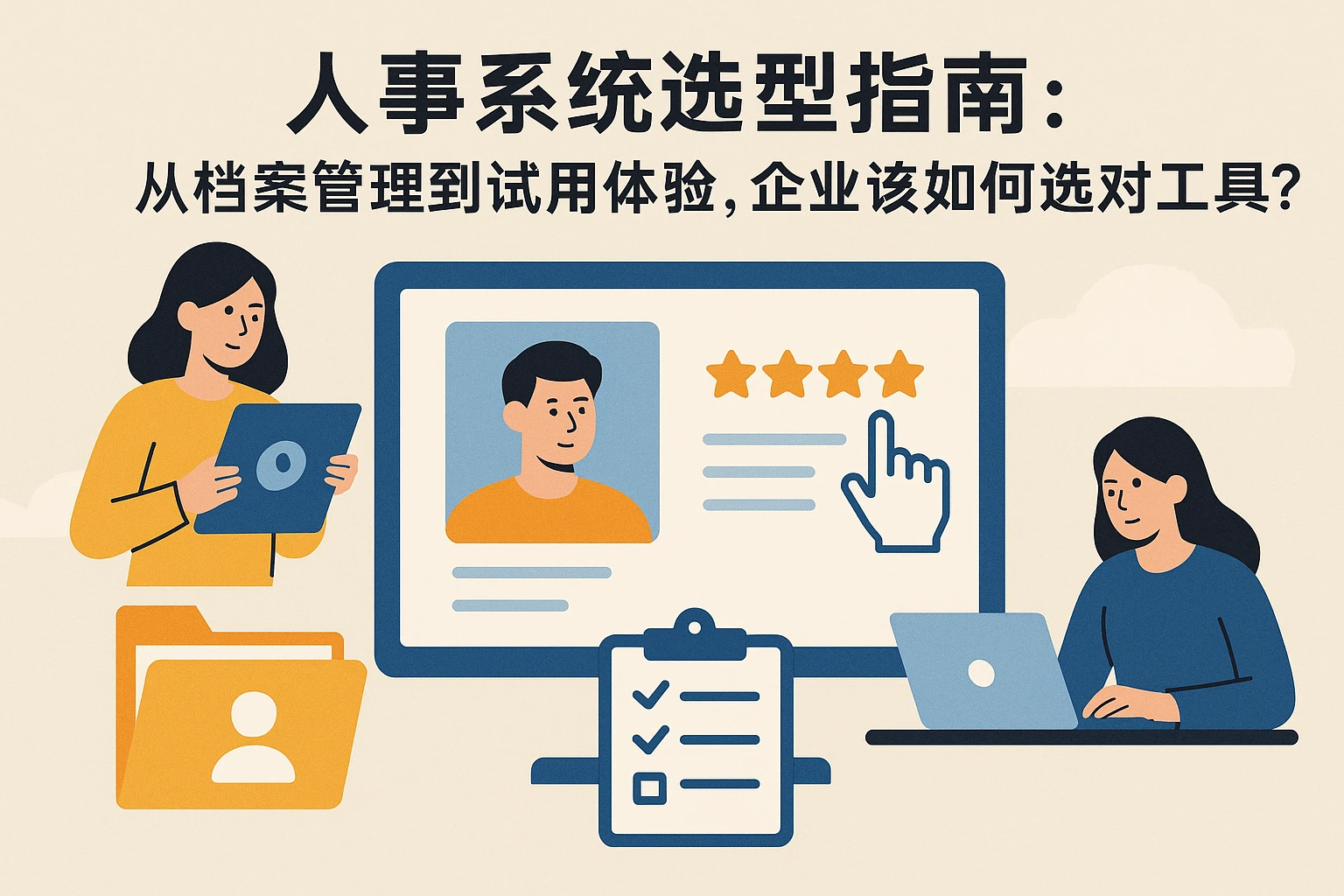 人事系统选型指南：从档案管理到试用体验，企业该如何选对工具？
