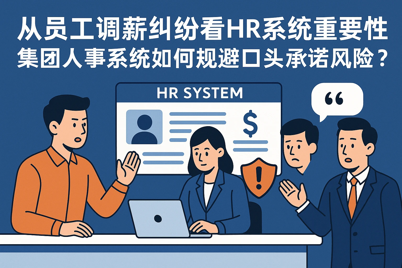 从员工调薪纠纷看HR系统的重要性：集团人事系统如何规避口头承诺风险？