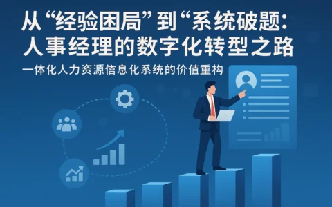 从“经验困局”到“系统破题”：人事经理的数字化转型之路——一体化人力资源信息化系统的价值重构