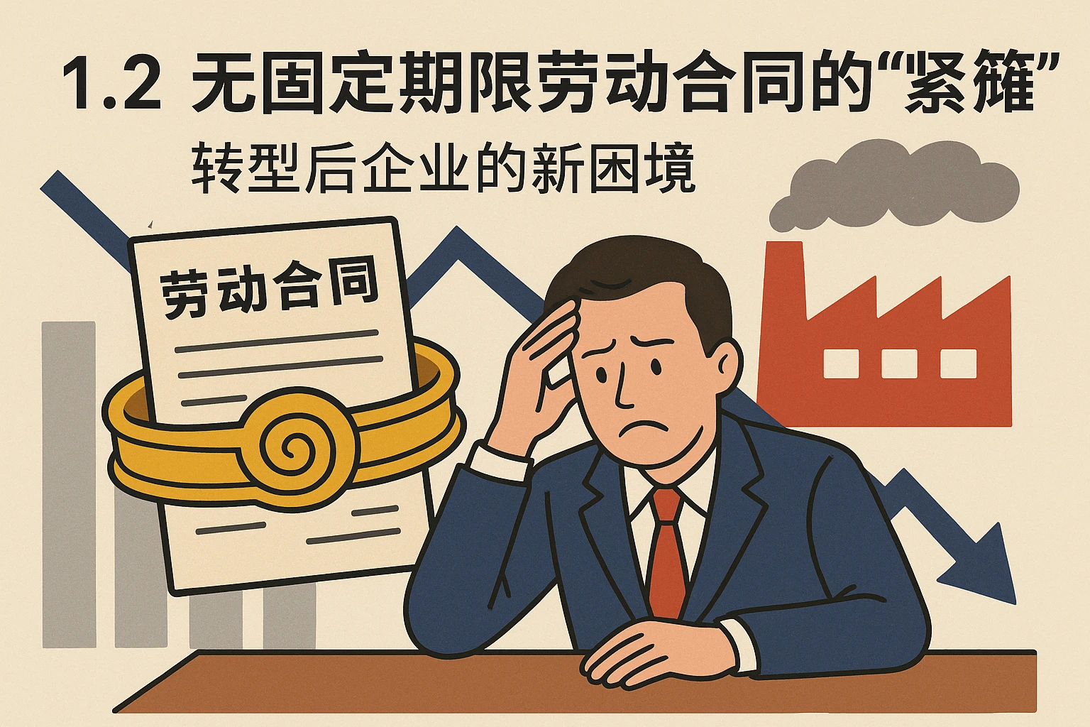 1.2 无固定期限劳动合同的“紧箍咒”：转型后企业的新困境
