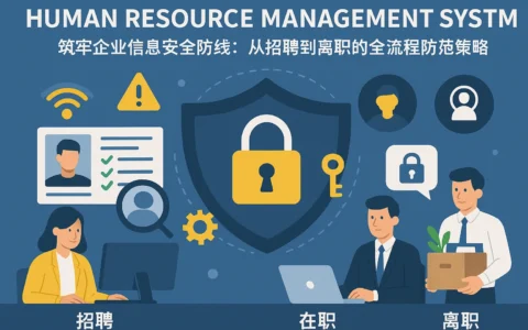 用人事管理系统筑牢企业信息安全防线：从招聘到离职的全流程防范策略
