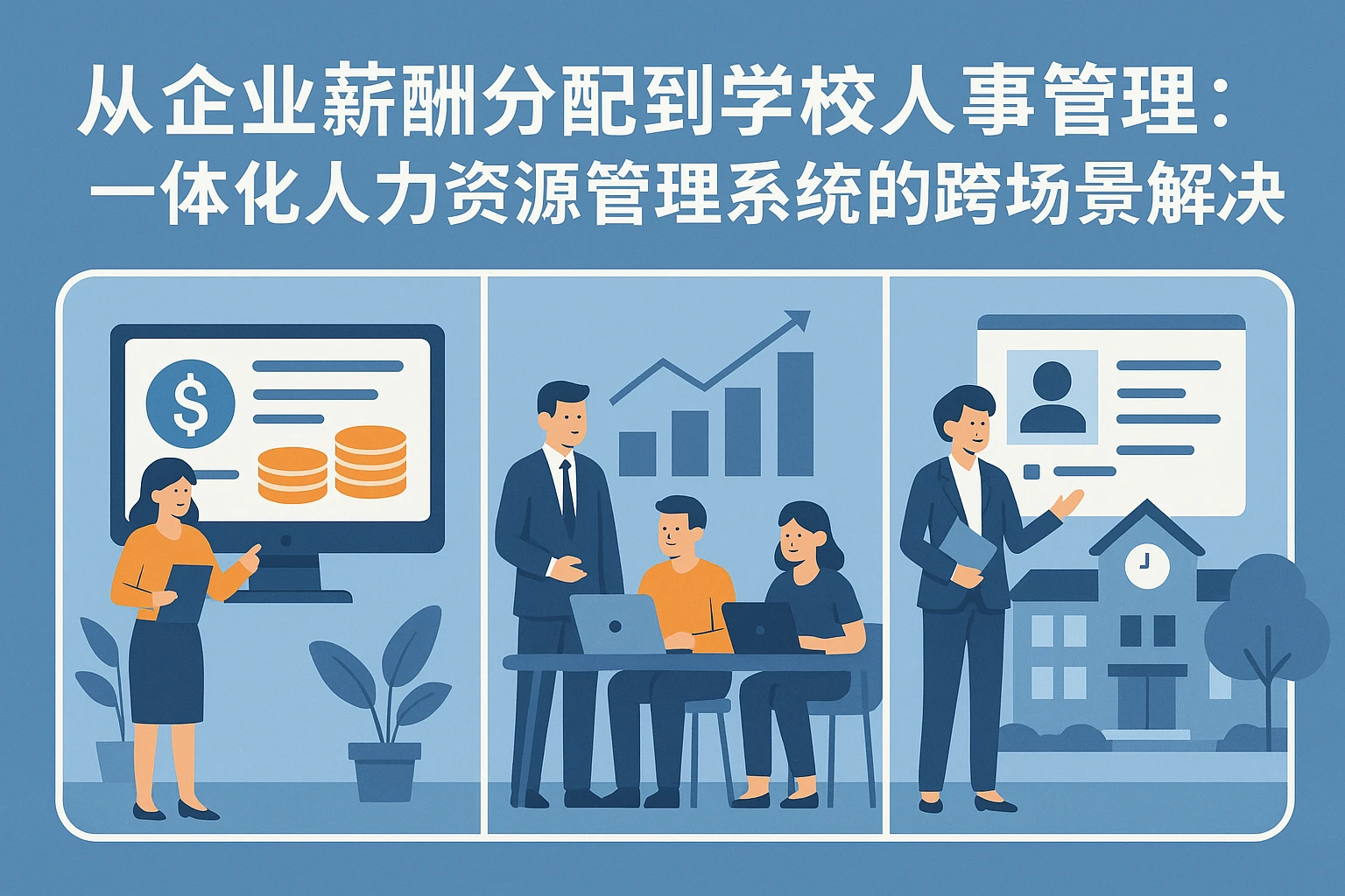 从企业薪酬分配到学校人事管理：一体化人力资源管理系统的跨场景解决方案