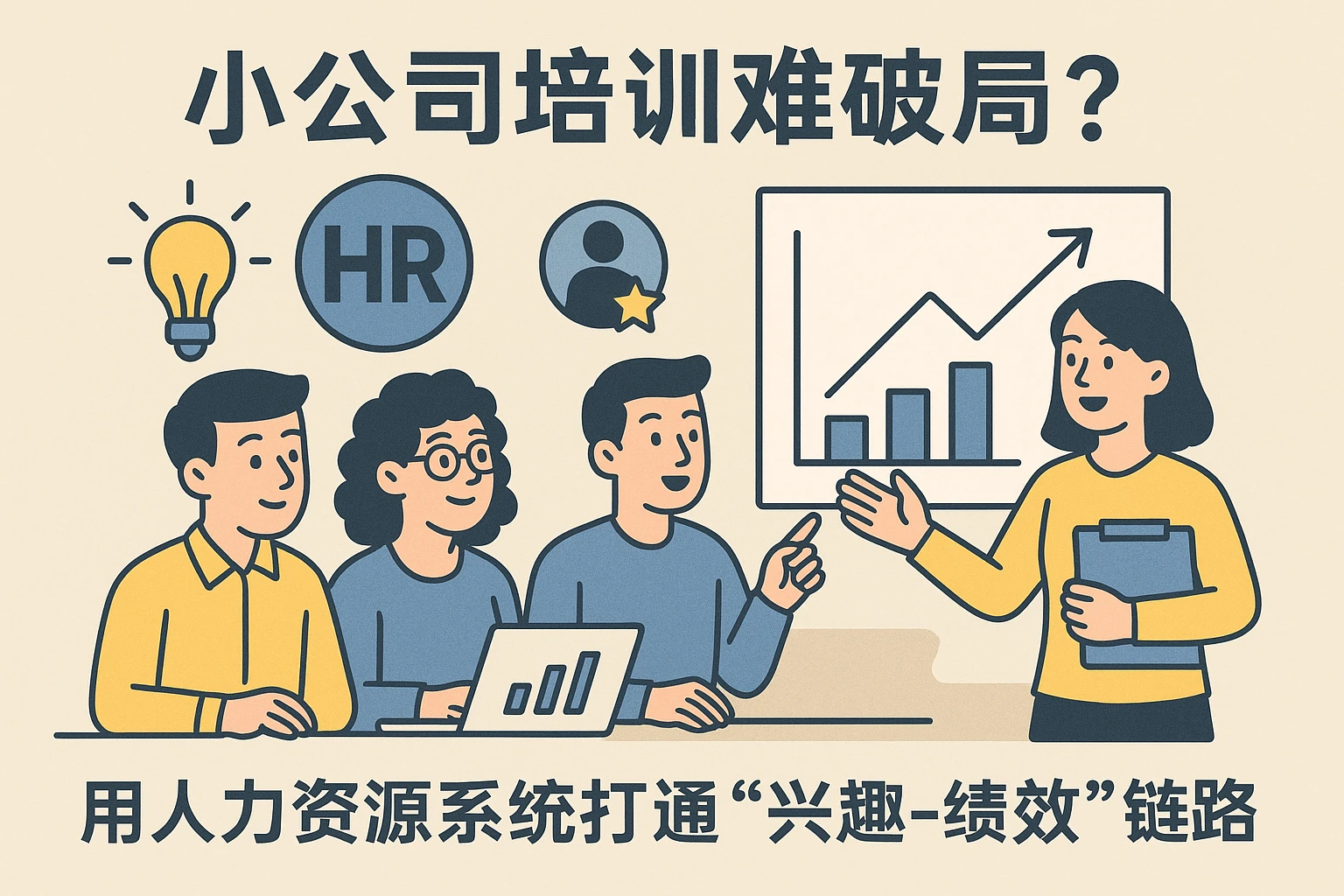小公司培训难破局？用人力资源系统打通“兴趣-绩效”链路