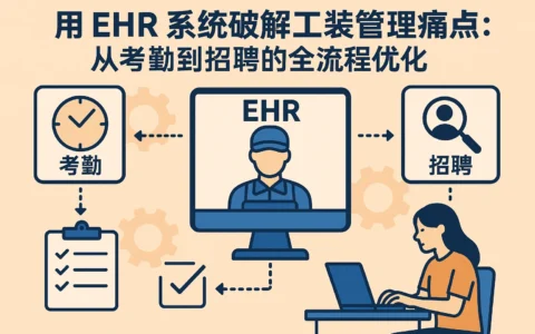用EHR系统破解工装管理痛点：从考勤到招聘的全流程优化