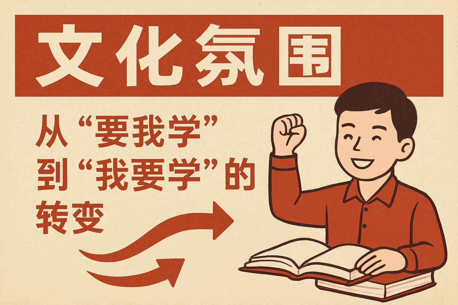 2. 文化氛围：从“要我学”到“我要学”的转变