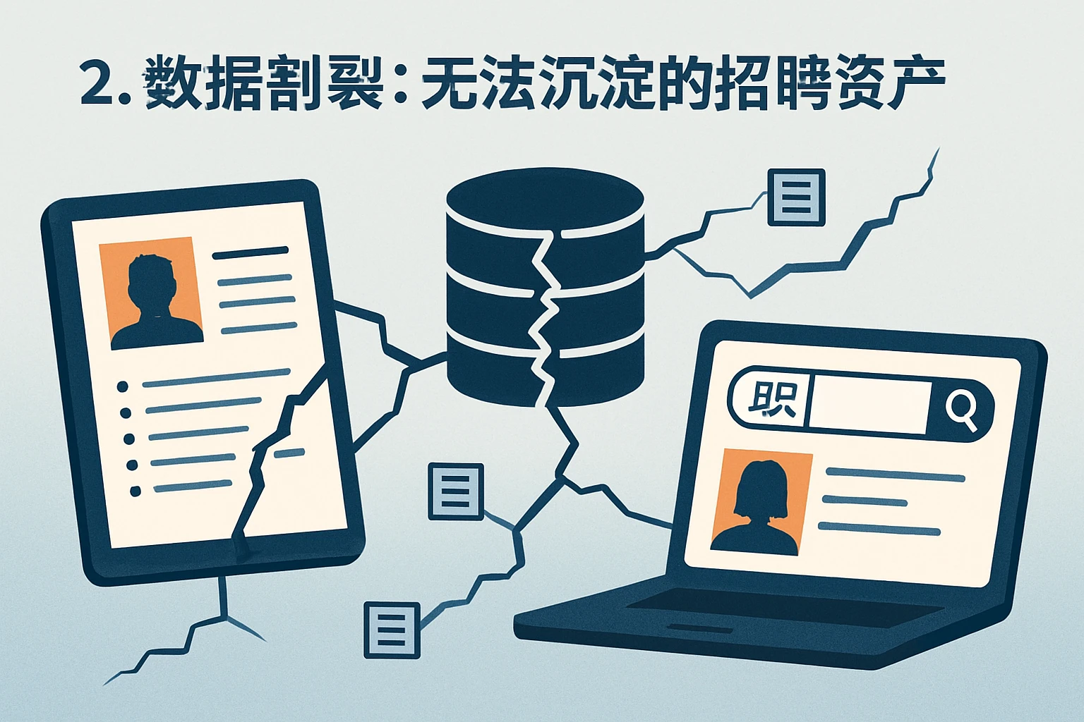 2. 数据割裂：无法沉淀的招聘资产