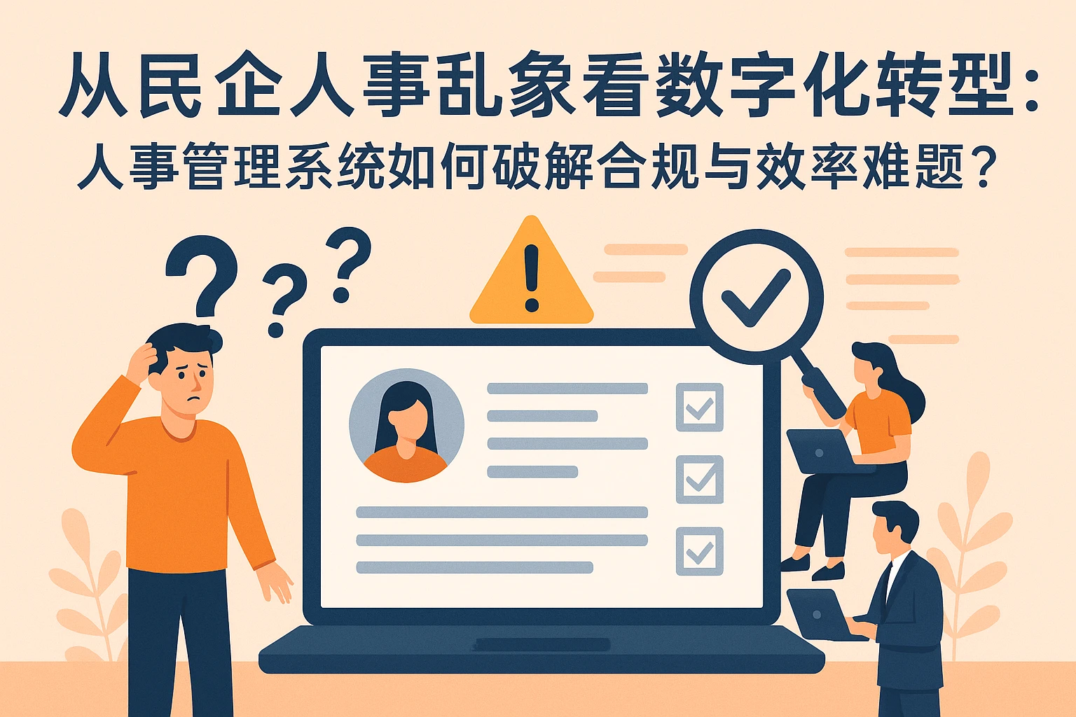 从民企人事乱象看数字化转型：人事管理系统如何破解合规与效率难题？