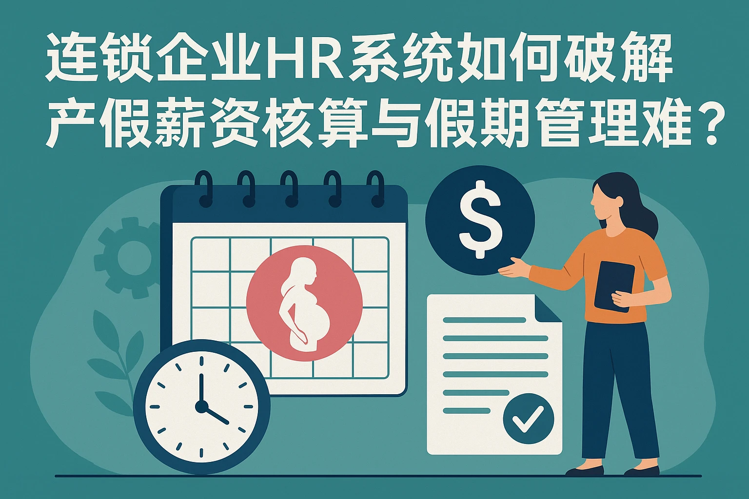连锁企业HR系统如何破解产假薪资核算与假期管理难题？