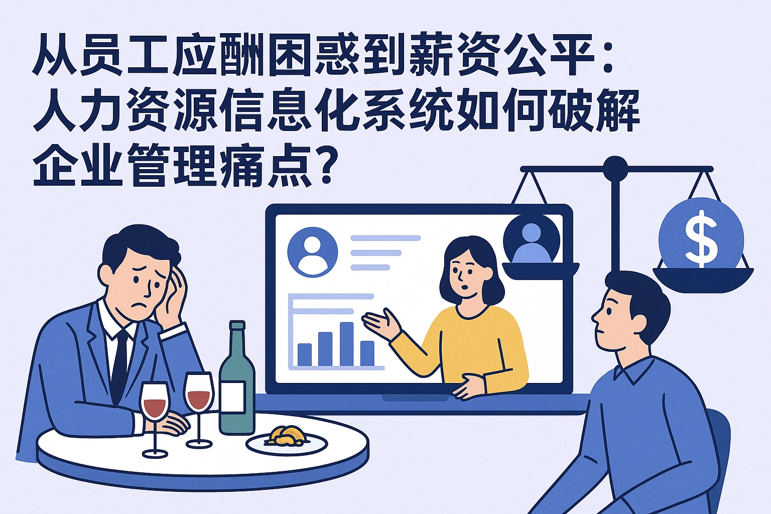 从员工应酬困惑到薪资公平：人力资源信息化系统如何破解企业管理痛点？