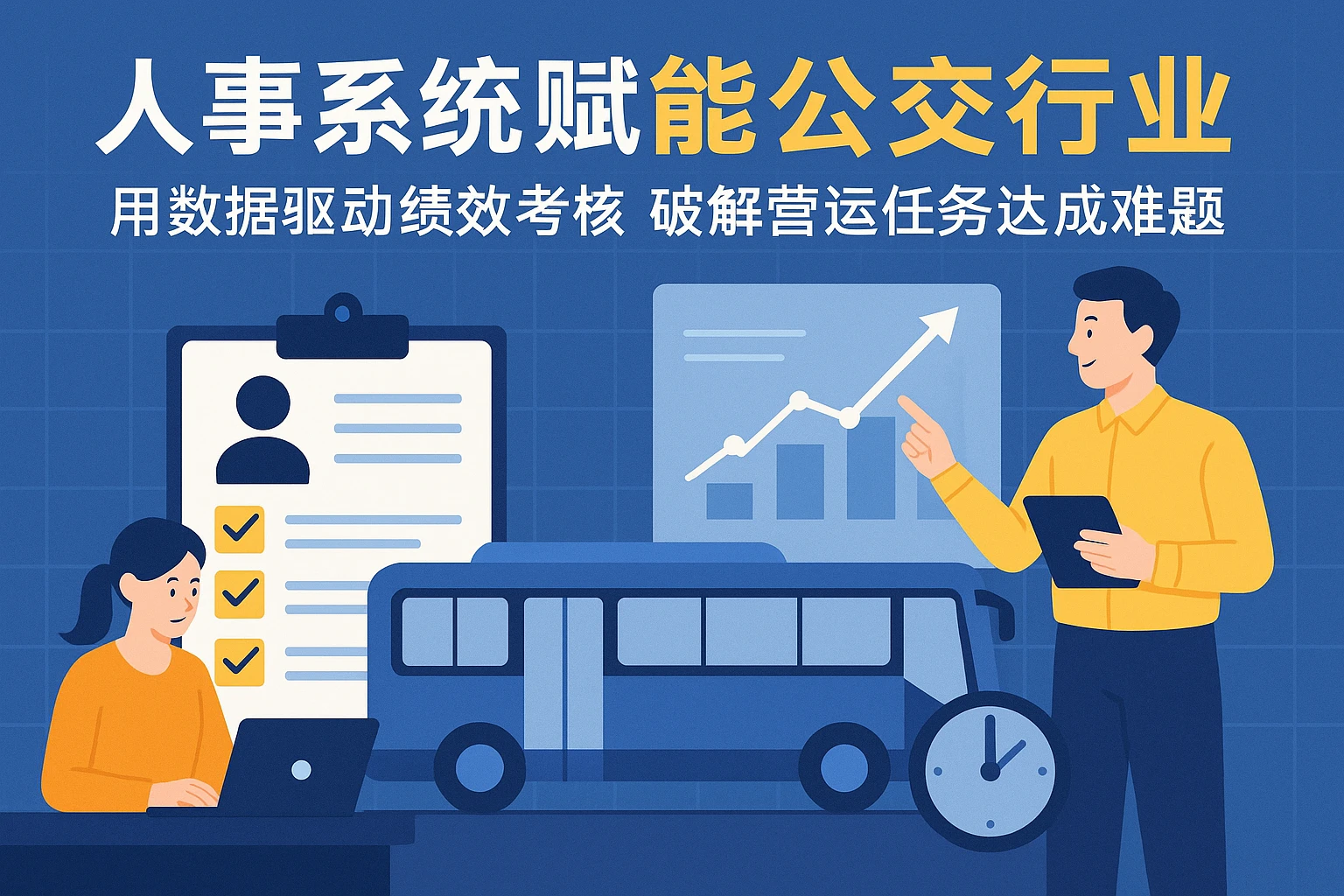 人事系统赋能公交行业：用数据驱动绩效考核，破解营运任务达成难题