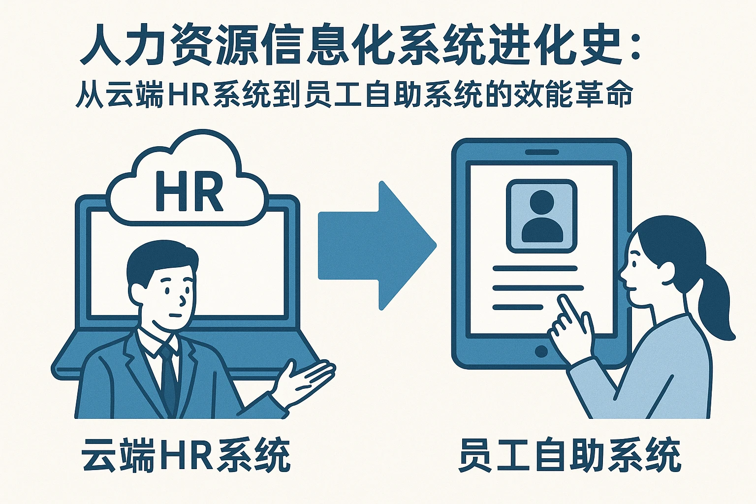 人力资源信息化系统进化史：从云端HR系统到员工自助系统的效能革命