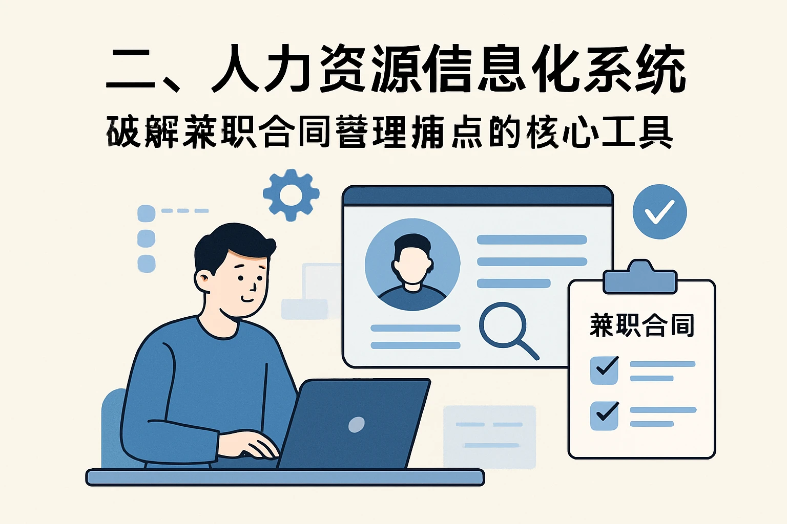 二、人力资源信息化系统：破解兼职合同管理痛点的核心工具
