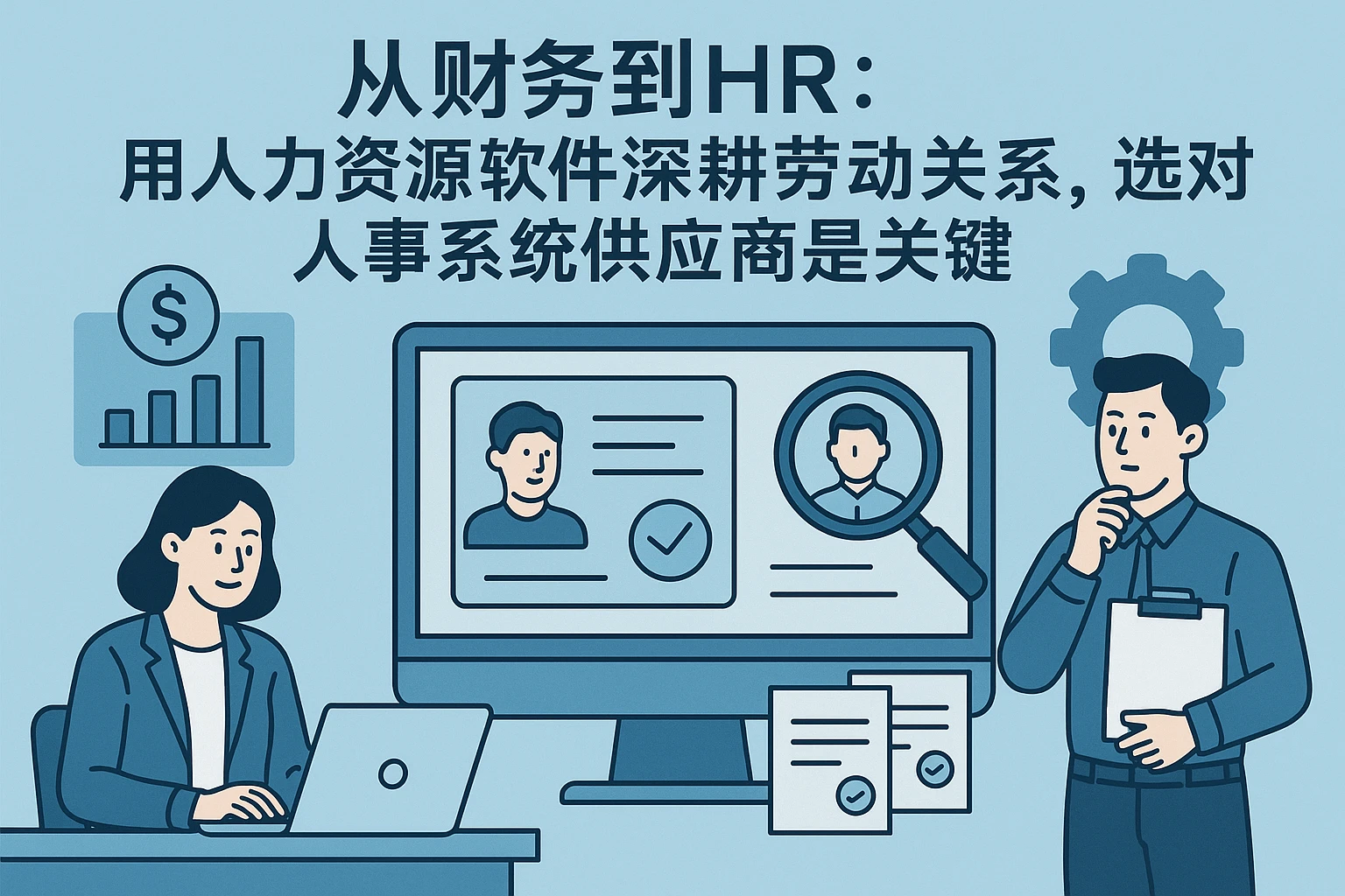 从财务到HR：用人力资源软件深耕劳动关系，选对人事系统供应商是关键