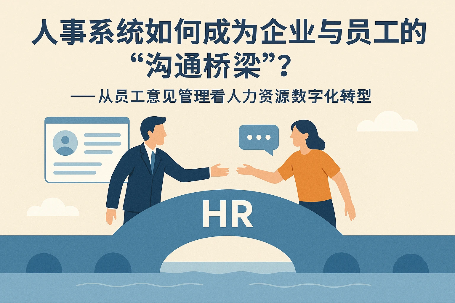 人事系统如何成为企业与员工的“沟通桥梁”？——从员工意见管理看人力资源数字化转型