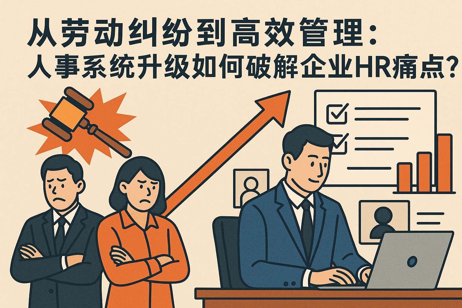 从劳动纠纷到高效管理：人事系统升级如何破解企业HR痛点？