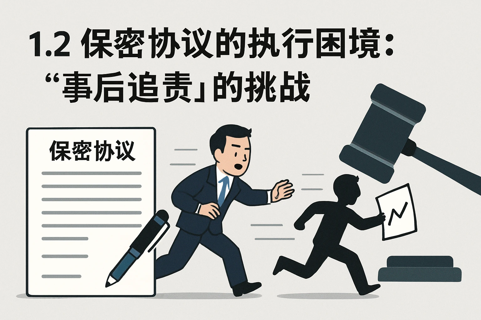 1.2 保密协议的执行困境：“事后追责”的挑战