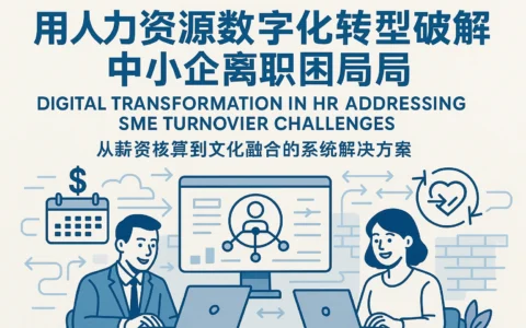 用人力资源数字化转型破解中小企离职困局：从薪资核算到文化融合的系统解决方案