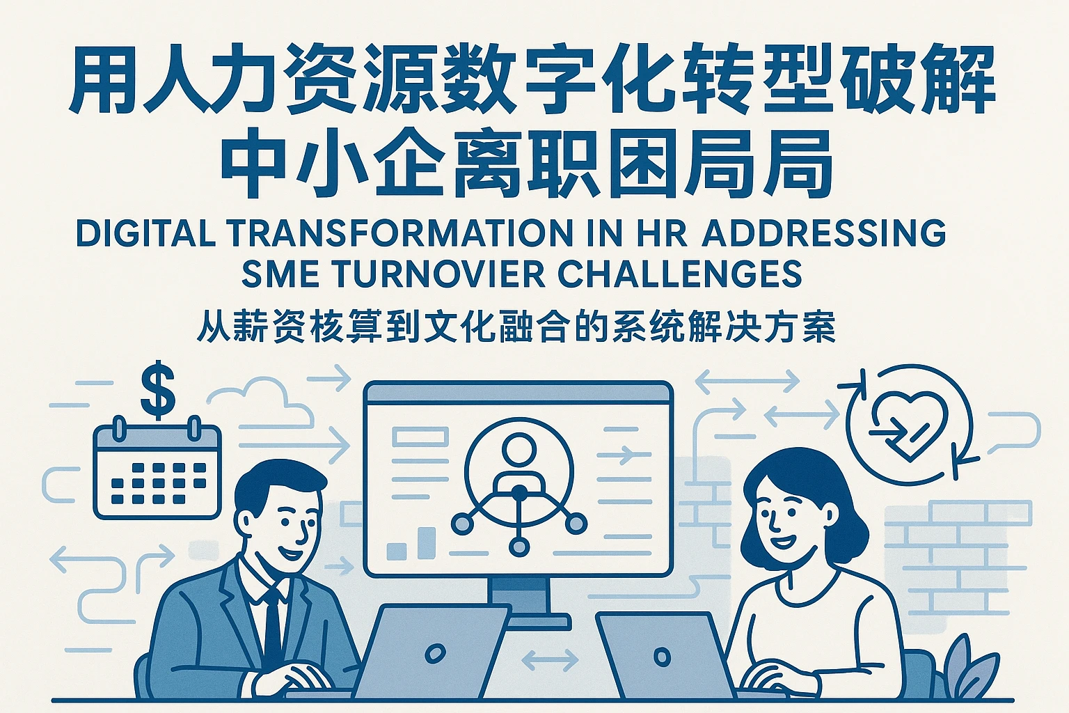 用人力资源数字化转型破解中小企离职困局：从薪资核算到文化融合的系统解决方案
