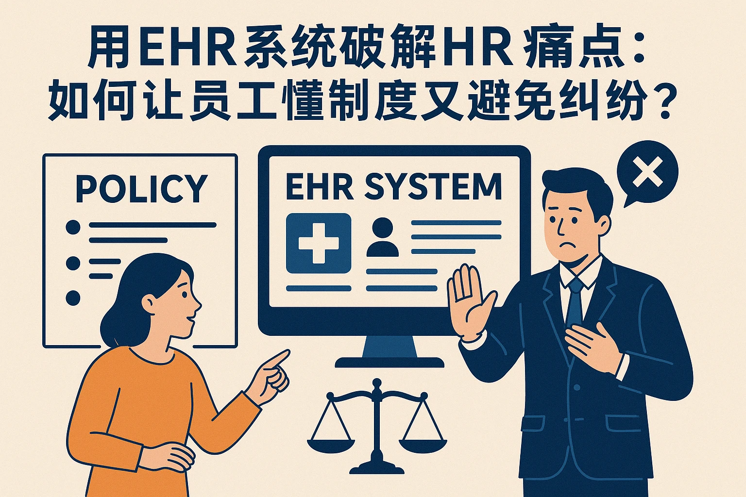 用EHR系统破解HR痛点：如何让员工懂制度又避免纠纷？