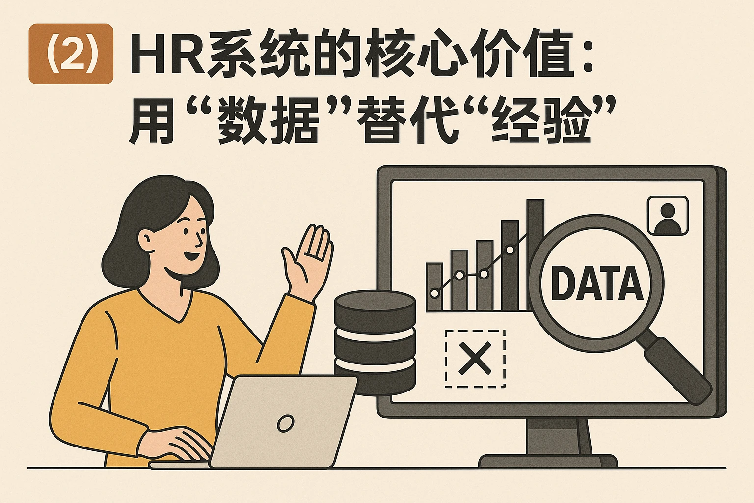 （2）HR系统的核心价值：用“数据”替代“经验”