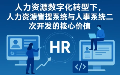 人力资源数字化转型下，人力资源管理系统与人事系统二次开发的核心价值