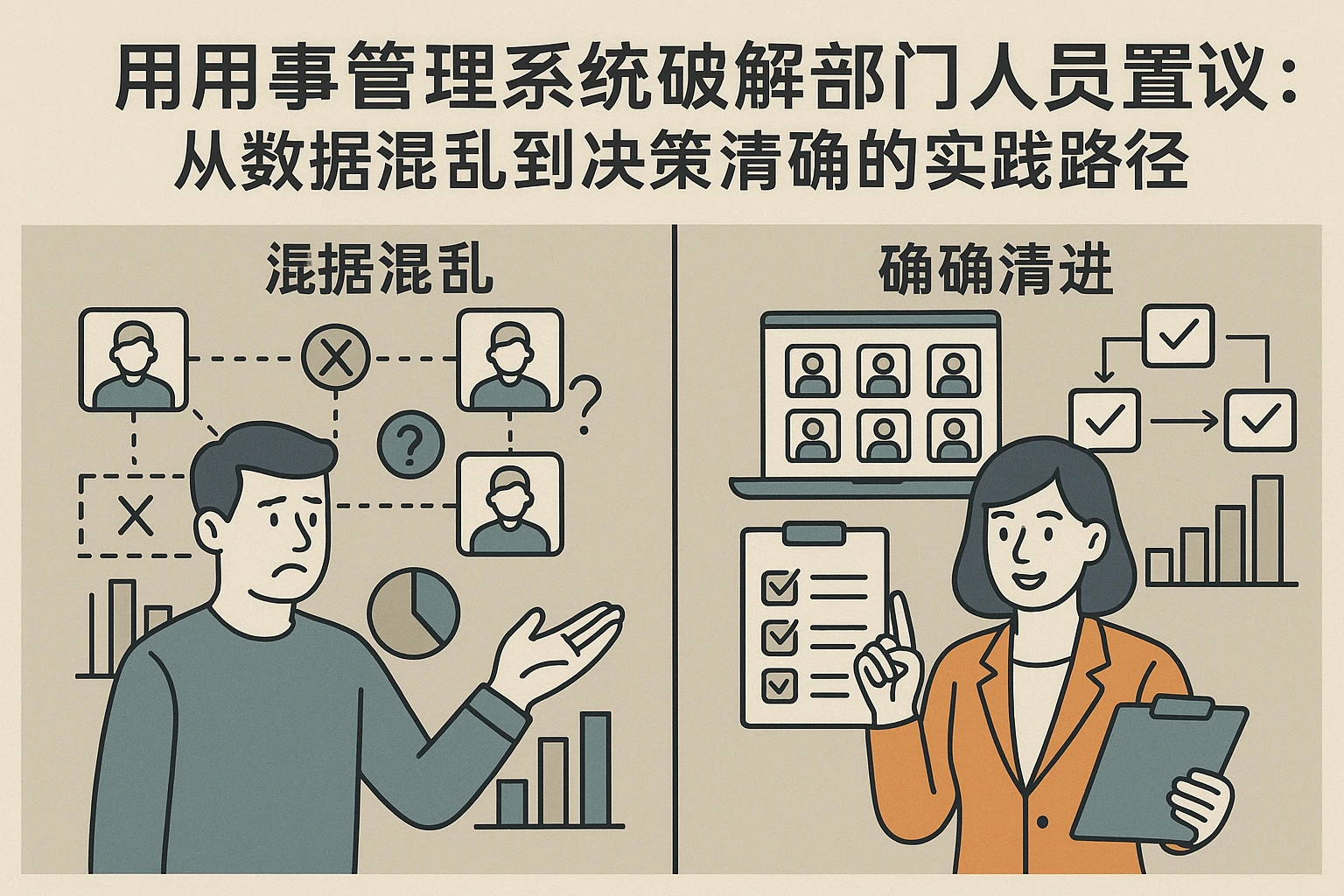 用人事管理系统破解部门人员配置争议：从数据混乱到决策清晰的实践路径