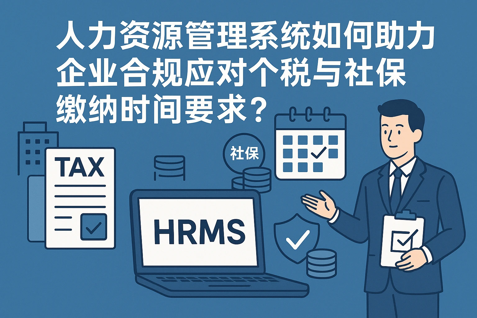 人力资源管理系统如何助力企业合规应对个税与社保缴纳时间要求？