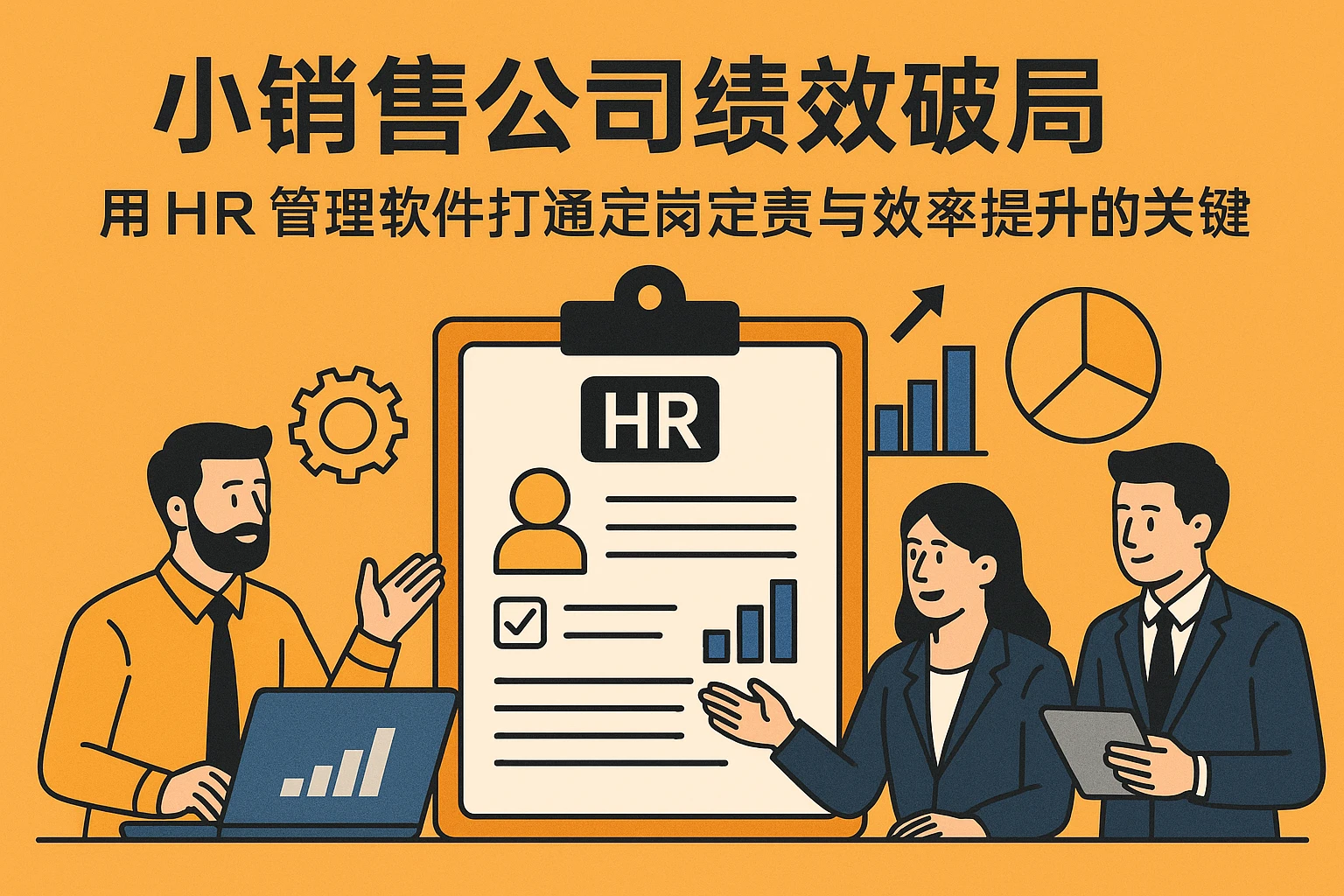 小销售公司绩效破局：用HR管理软件打通定岗定责与效率提升的关键链路