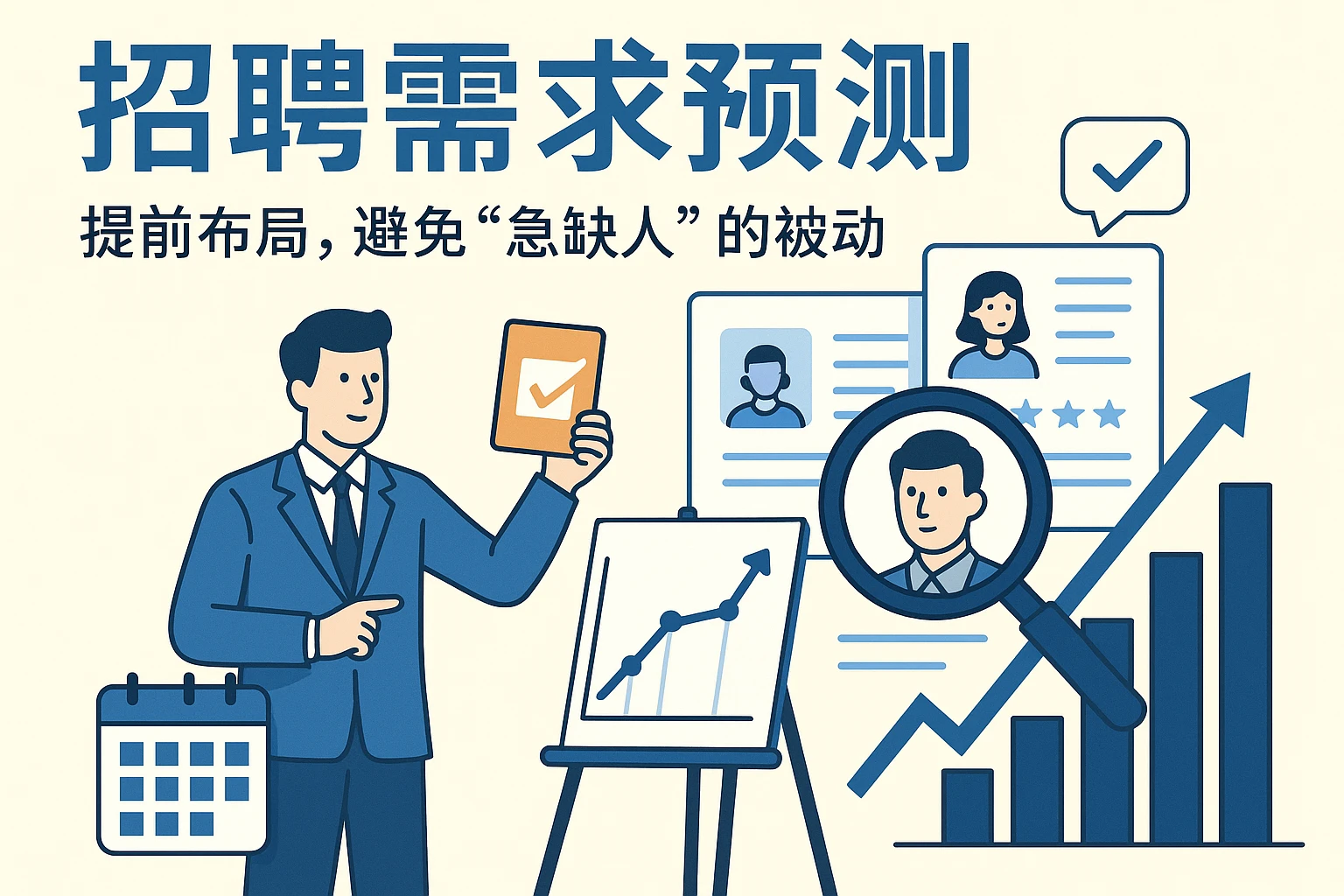 2. 招聘需求预测：提前布局，避免“急缺人”的被动