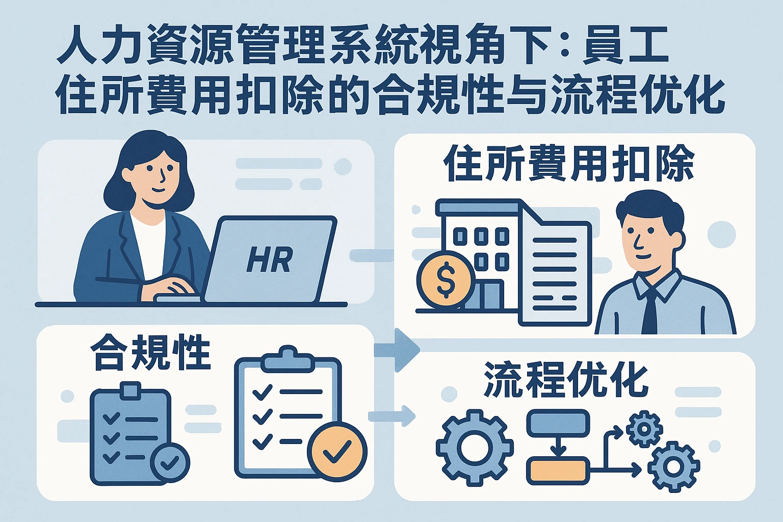 人力资源管理系统视角下：员工住宿费用扣除的合规性与流程优化