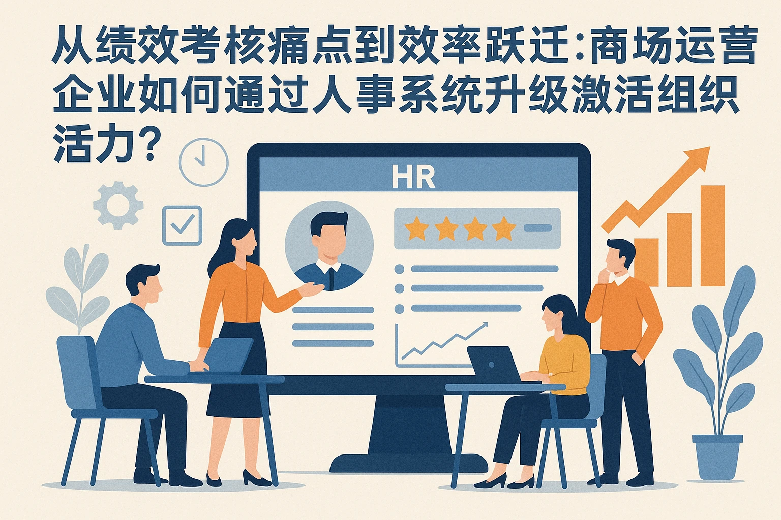 从绩效考核痛点到效率跃迁：商场运营企业如何通过人事系统升级激活组织活力？