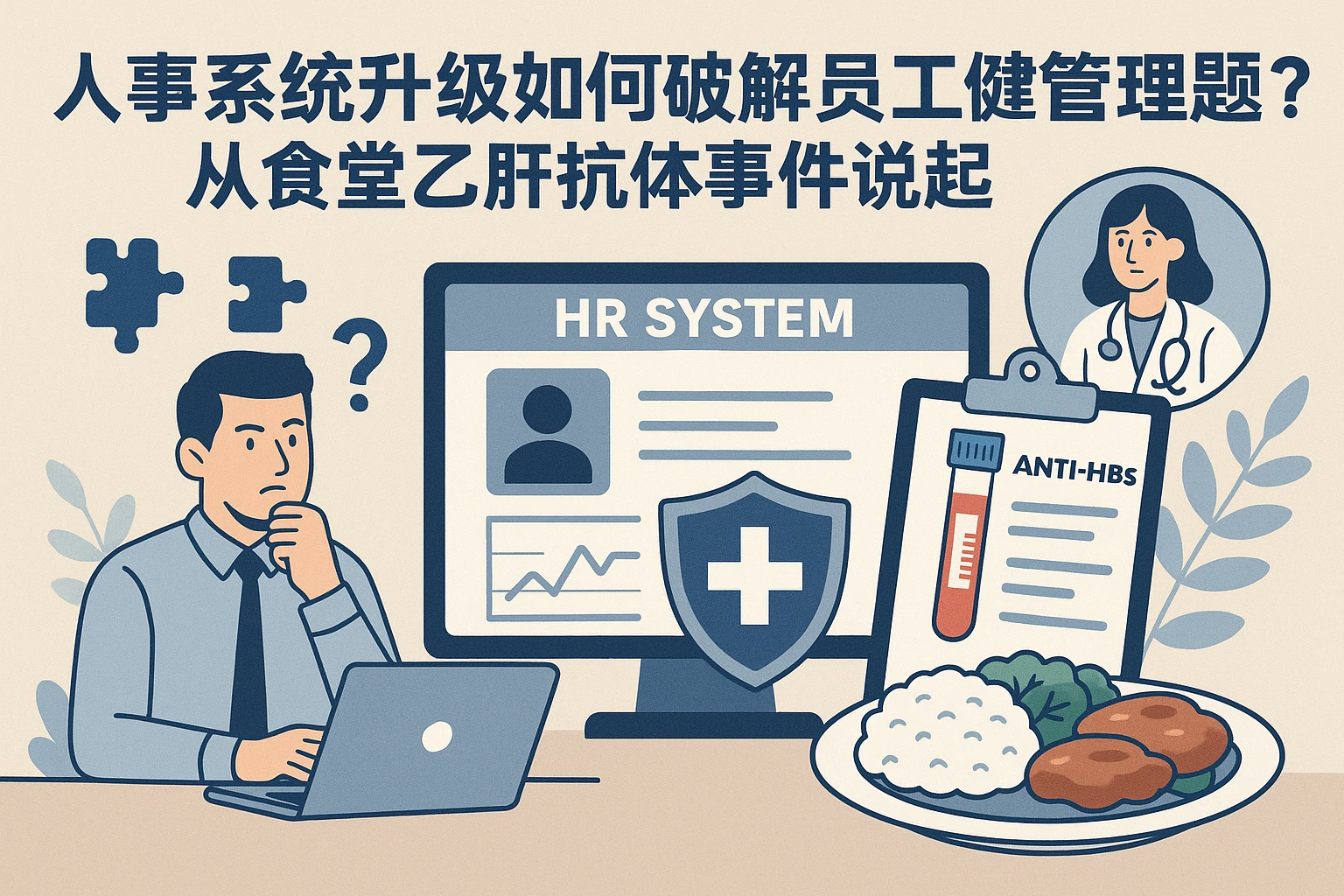 人事系统升级如何破解员工健康管理难题？从食堂乙肝抗体事件说起
