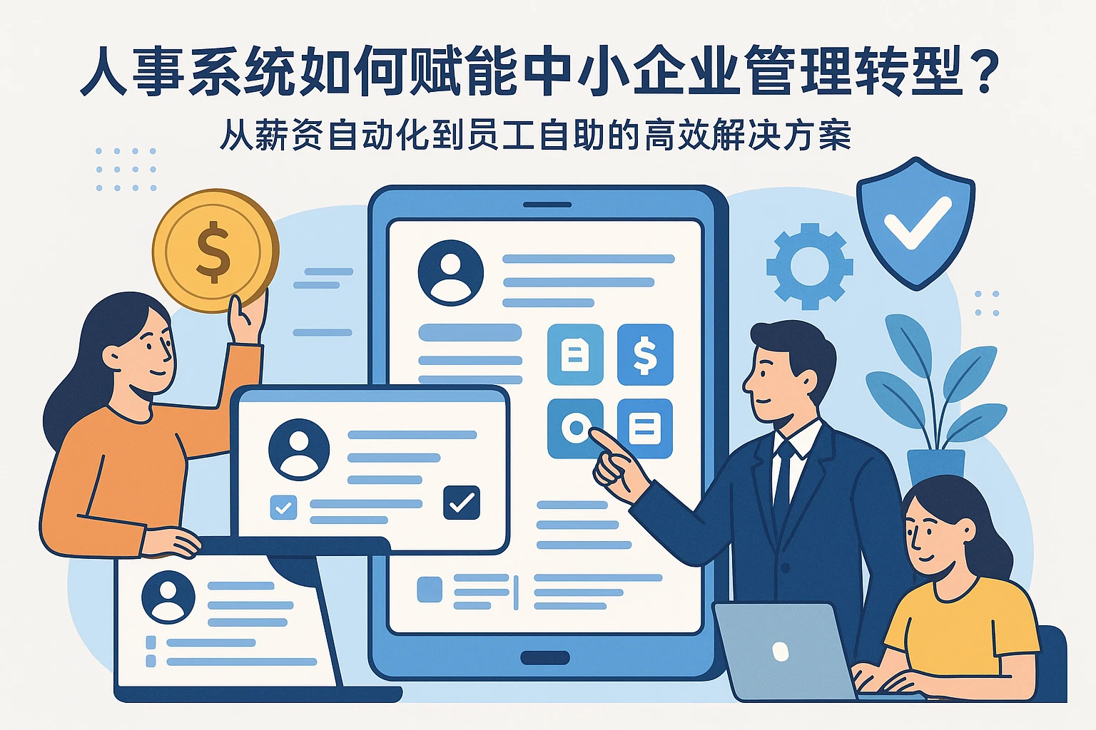 人事系统如何赋能中小企业管理转型？从薪资自动化到员工自助的高效解决方案