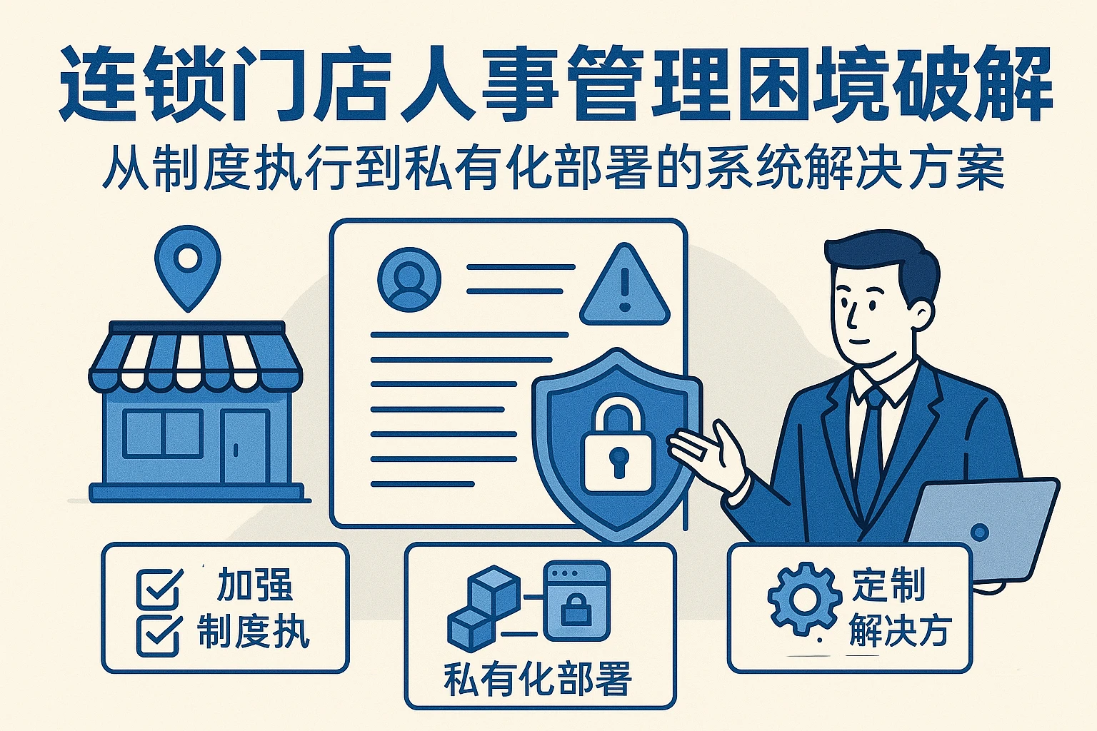 连锁门店人事管理困境破解：从制度执行到私有化部署的系统解决方案