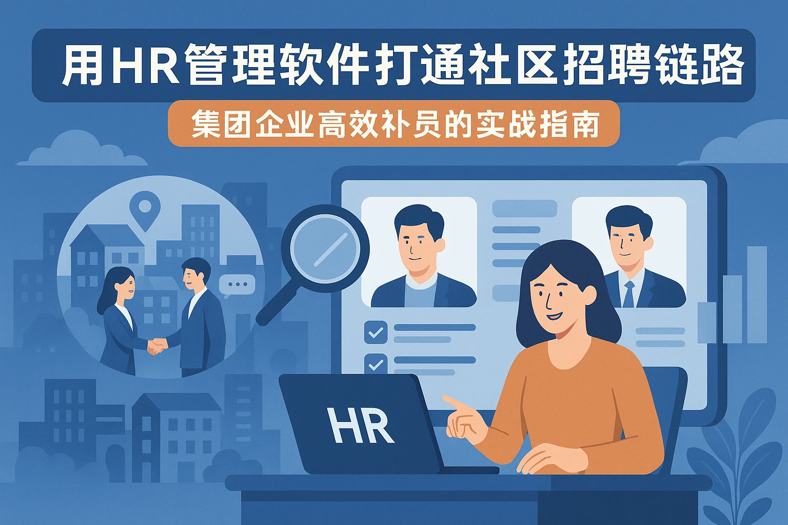 用HR管理软件打通社区招聘链路：集团企业高效补员的实战指南