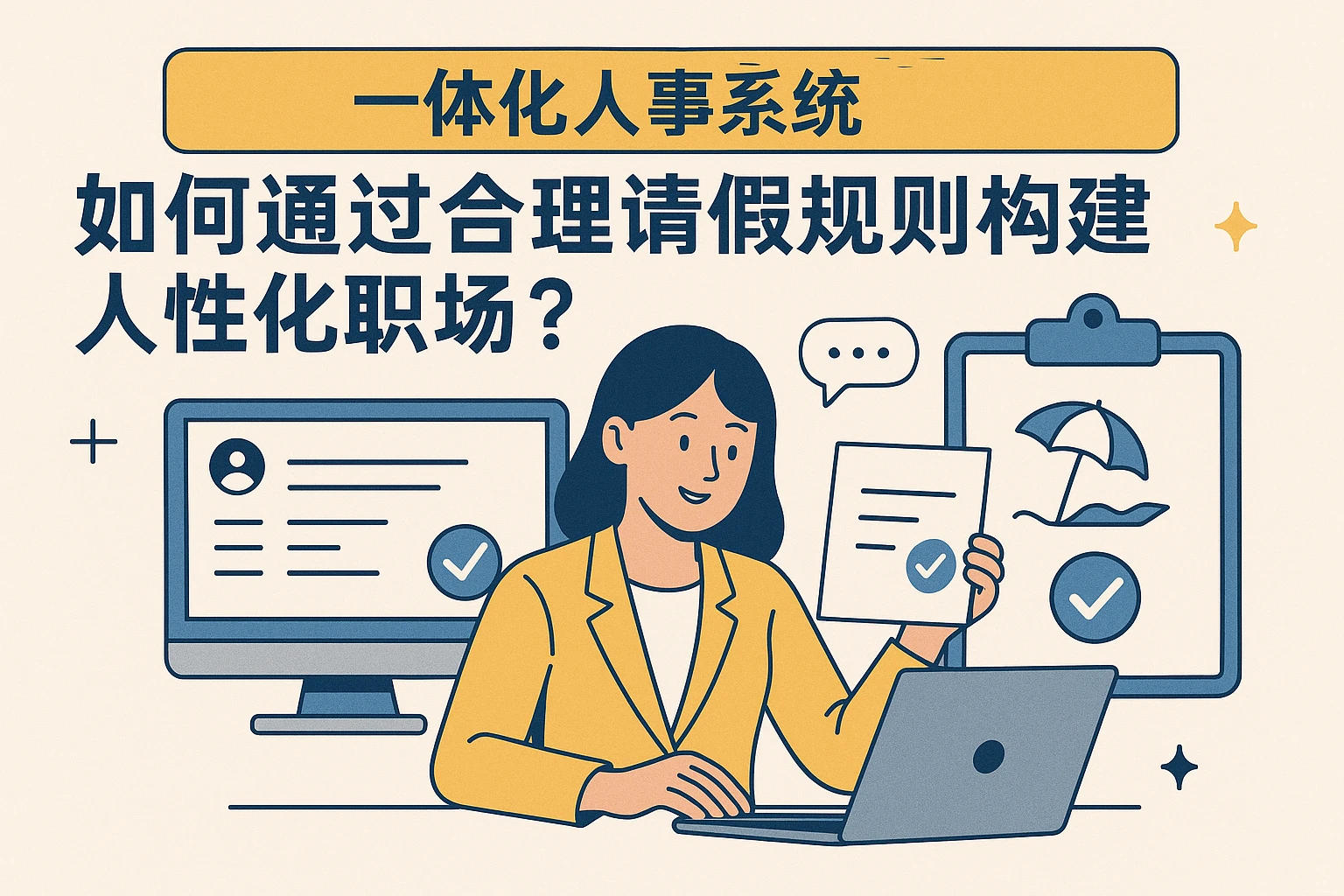 一体化人事系统如何通过合理请假规则构建人性化职场？