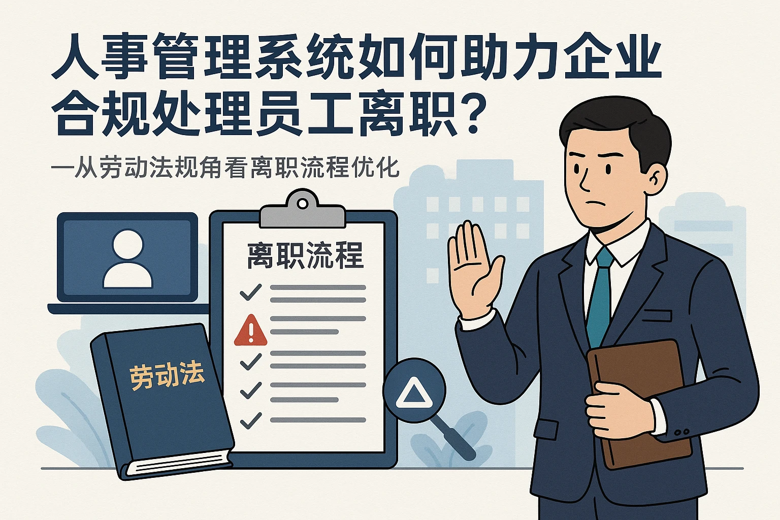 人事管理系统如何助力企业合规处理员工离职？——从劳动法视角看离职流程优化