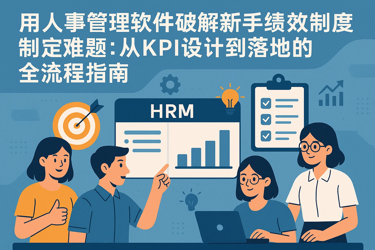 用人事管理软件破解新手绩效制度制定难题：从KPI设计到落地的全流程指南
