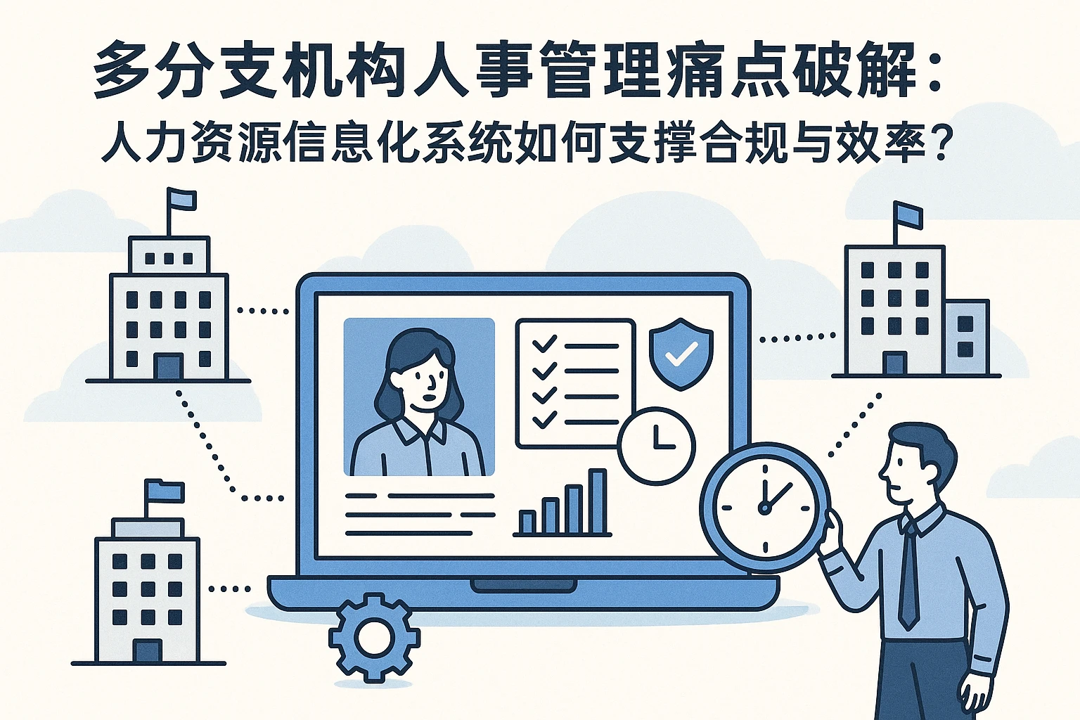 多分支机构人事管理痛点破解：人力资源信息化系统如何支撑合规与效率？