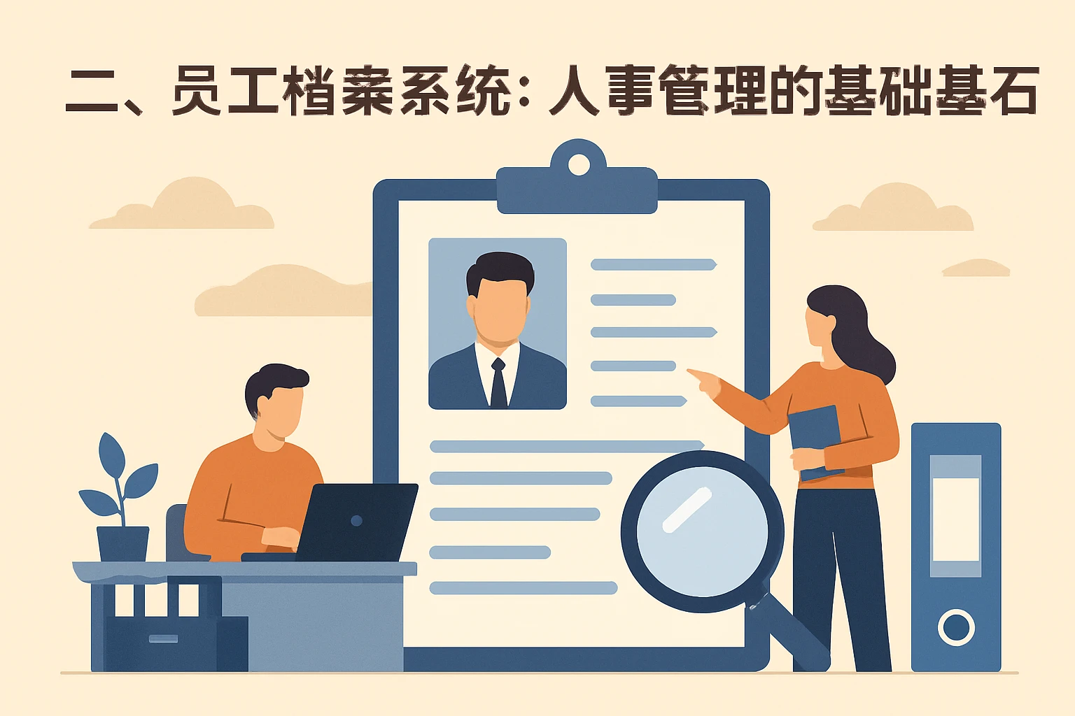 二、员工档案系统：人事管理的基础基石