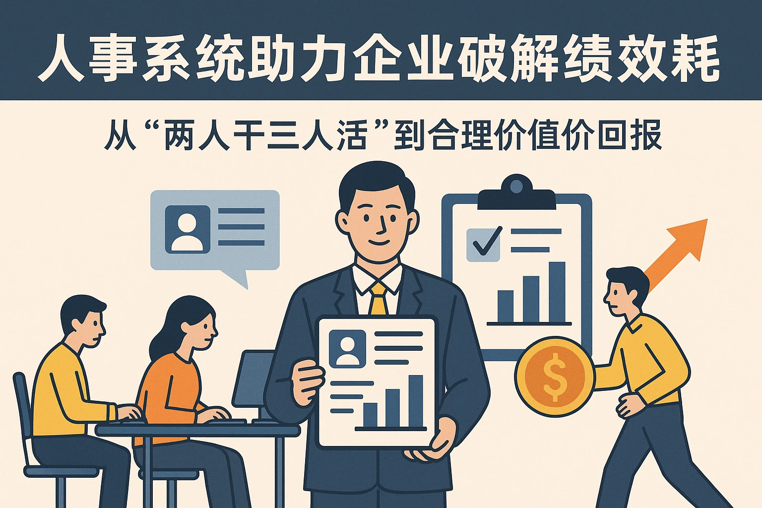 人事系统助力企业破解绩效考核难题：从“两人干三人活”到合理价值回报