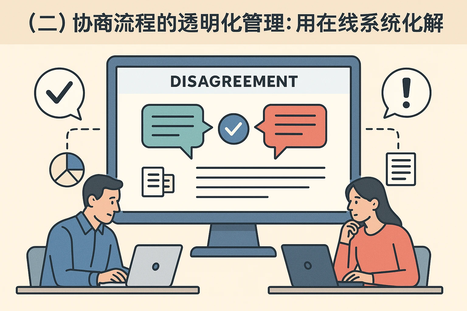 （二）协商流程的透明化管理：用在线系统化解分歧